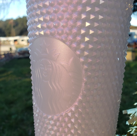 💜☕🎁 2021 STARBUCKS HOLIDAY STUDDED LILAC VENTI TUMBLER 24 oz 🎄💜 - Picture 2 of 6